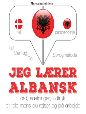 cover image of Jeg lærer albansk